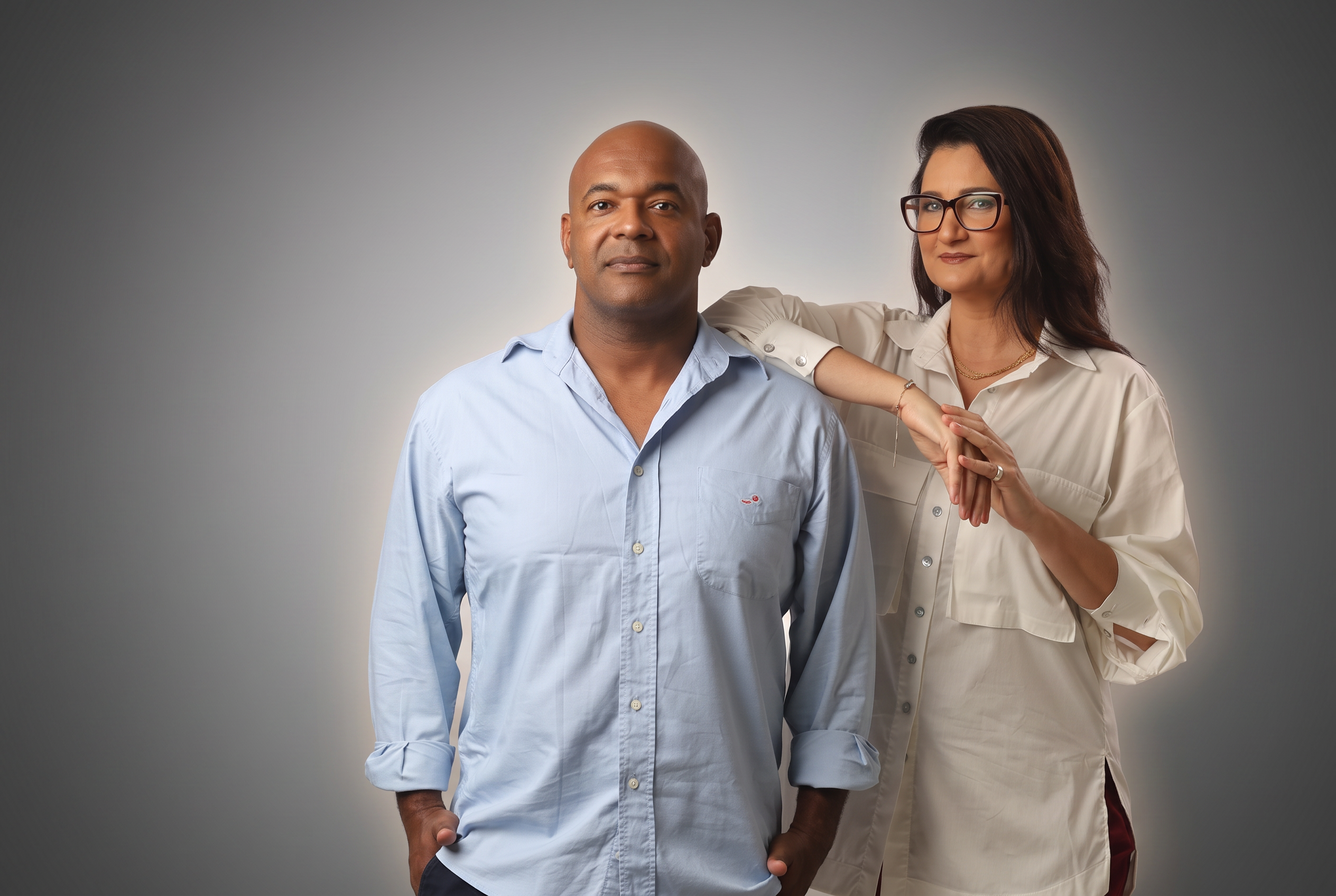 Erika Justo e Anderson Justo, casal de enfermeiros criadores do aplicativo Hipodermóclise Sem Medo